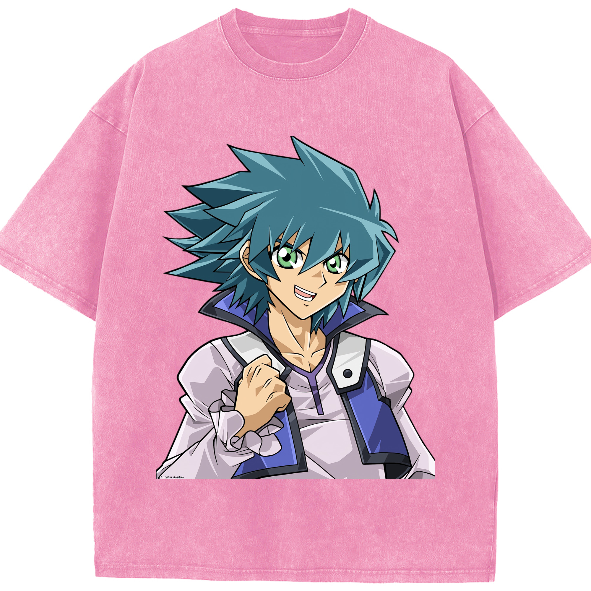 （画像用） 遊☆戯☆王 Yu-Gi-Oh! 綿100% ヴィンテージ風 半袖Tシャツ（フロントプリント）